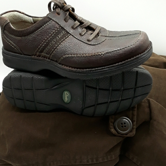 CLARKS LEATHER SHOES main image 4